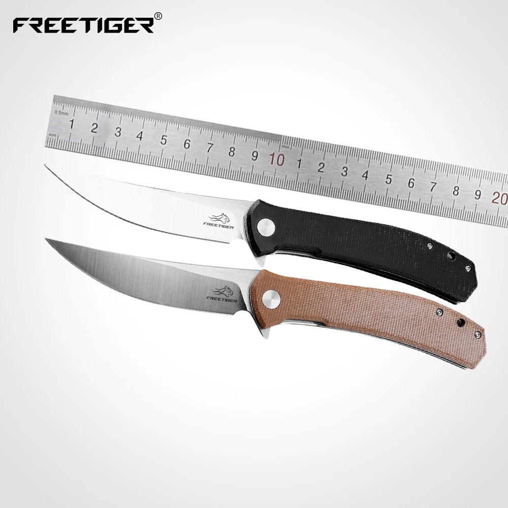FREETIGER D2 Steel Pocket Knife for Men Micarta Handle Folding Knife for Camping Hiking Hunting Tools Survival EDC Knives
FREETIGER D2 Steel Pocket Knife for Men Micarta Handle Folding Knife for Camping Hiking Hunting Tools Survival EDC Knives