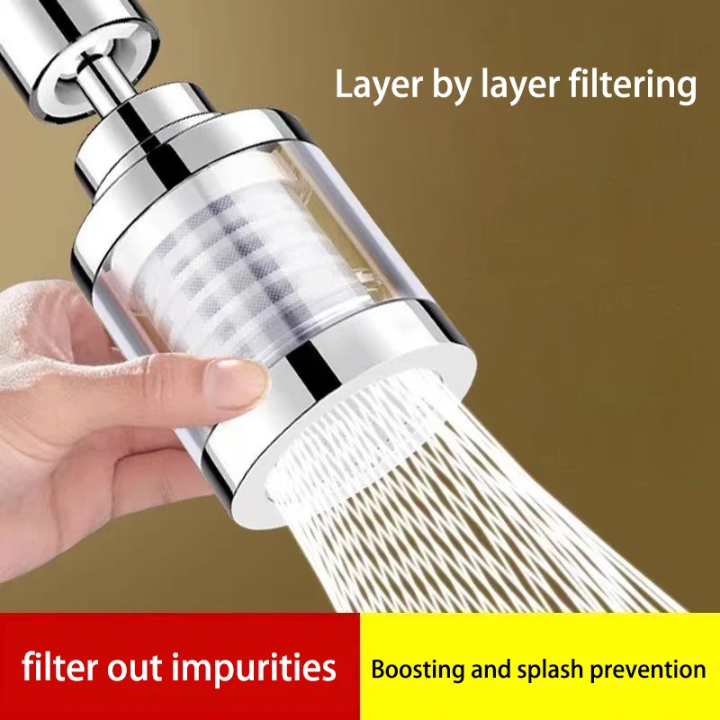 Rotatable Pressurized Kitchen Faucet Filter with Anti-Splash Spout, Universal Adjustable Extender for Sink
Rotatable Pressurized Kitchen Faucet Filter with Anti-Splash Spout, Universal Adjustable Extender for Sink