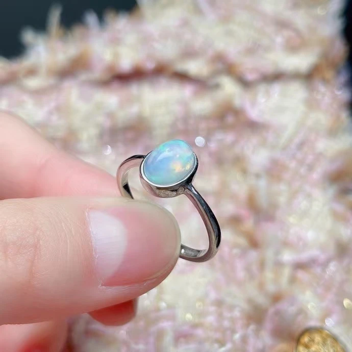 2022 Natural Opal Rings for Women Date Gift Genuine Colorful Gemstone 6x8mm Size Fine Jewelry Real 925 Sterling Silver Free Ship
2022 Natural Opal Rings for Women Date Gift Genuine Colorful Gemstone 6x8mm Size Fine Jewelry Real 925 Sterling Silver Free Ship