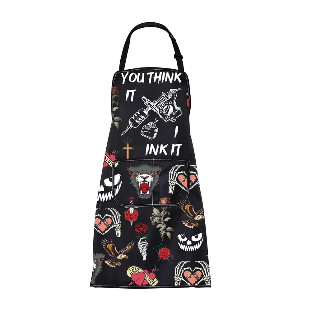 Traditional Tattoo Apron Tattoo Artist Gifts for Tattoo Lovers You Think It I Ink It Funny Tattooing Tattoo Shop Apron
Traditional Tattoo Apron Tattoo Artist Gifts for Tattoo Lovers You Think It I Ink It Funny Tattooing Tattoo Shop Apron