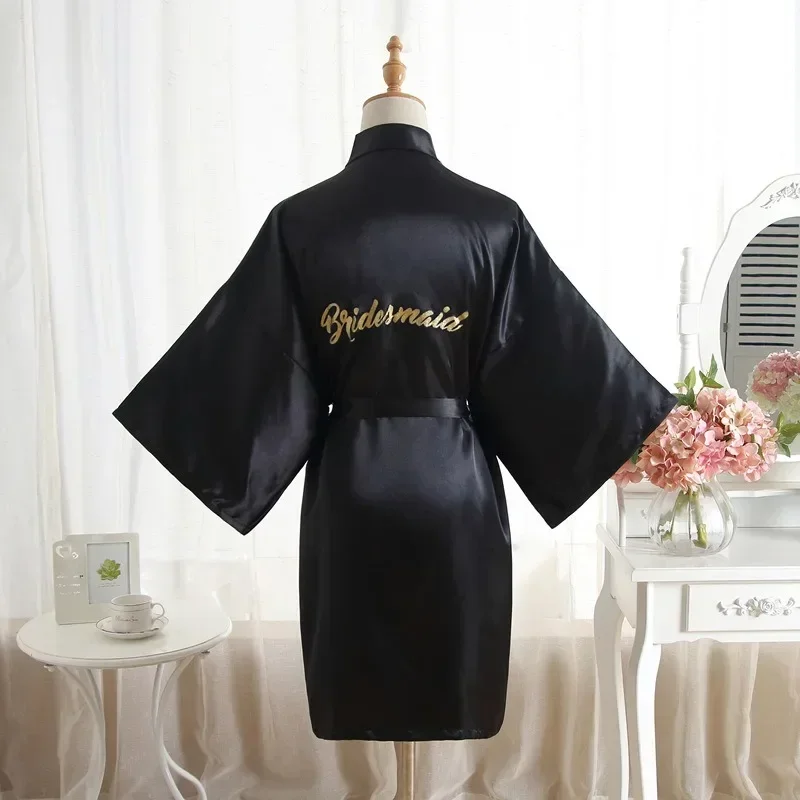 Wedding Bride Bridesmaid Robes for Women Bridal Party Gifts Team Dress Gown Silk Satin Sleepwear Kimono Sexy Summer Bathrobe
Wedding Bride Bridesmaid Robes for Women Bridal Party Gifts Team Dress Gown Silk Satin Sleepwear Kimono Sexy Summer Bathrobe