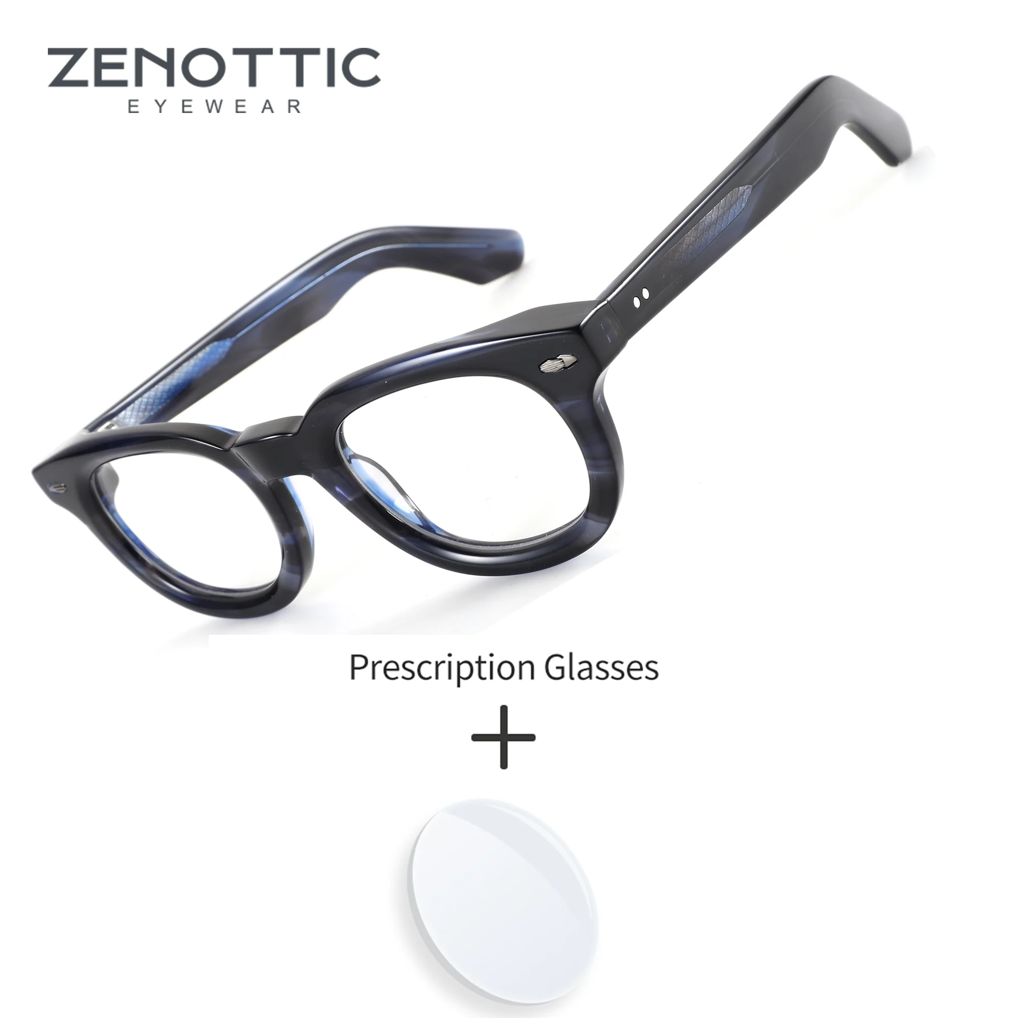 ZENOTTIC Unisex M Size Round Acetate Optical Prescription Glasses Myopia Reading Anti Blue Light Durable Eyewear
ZENOTTIC Unisex M Size Round Acetate Optical Prescription Glasses Myopia Reading Anti Blue Light Durable Eyewear