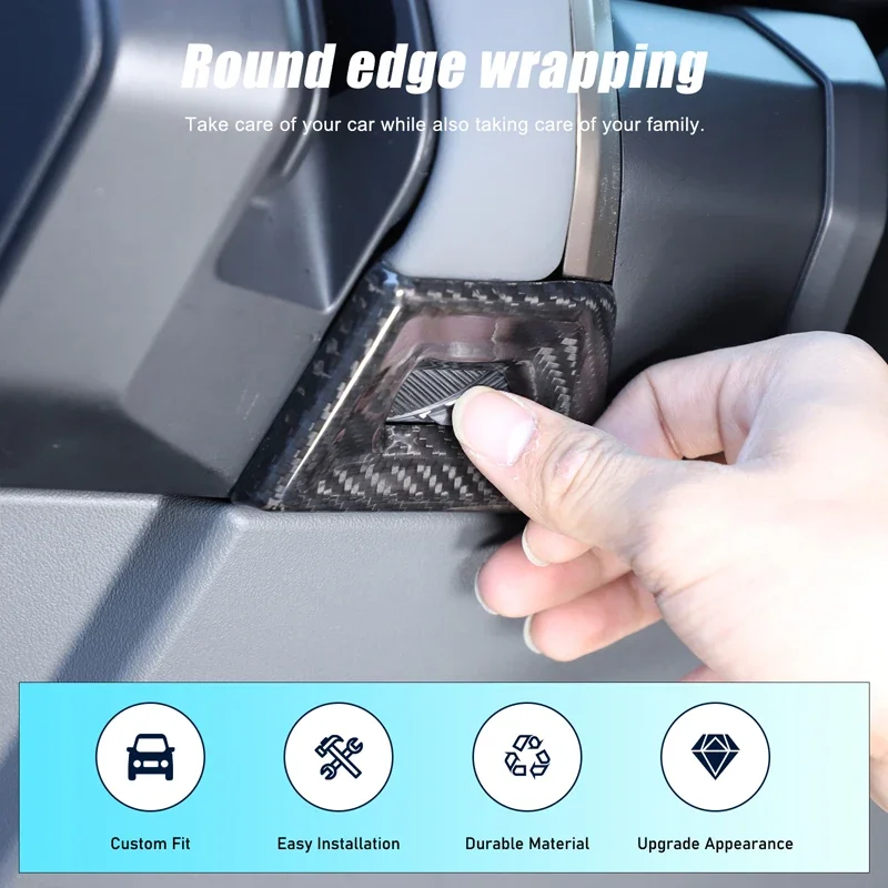 2Pcs Real carbon fiber For BMW X3 G45 2025+ car side air outlet adjustment frame decorative sticker car interior accessories
2Pcs Real carbon fiber For BMW X3 G45 2025+ car side air outlet adjustment frame decorative sticker car interior accessories