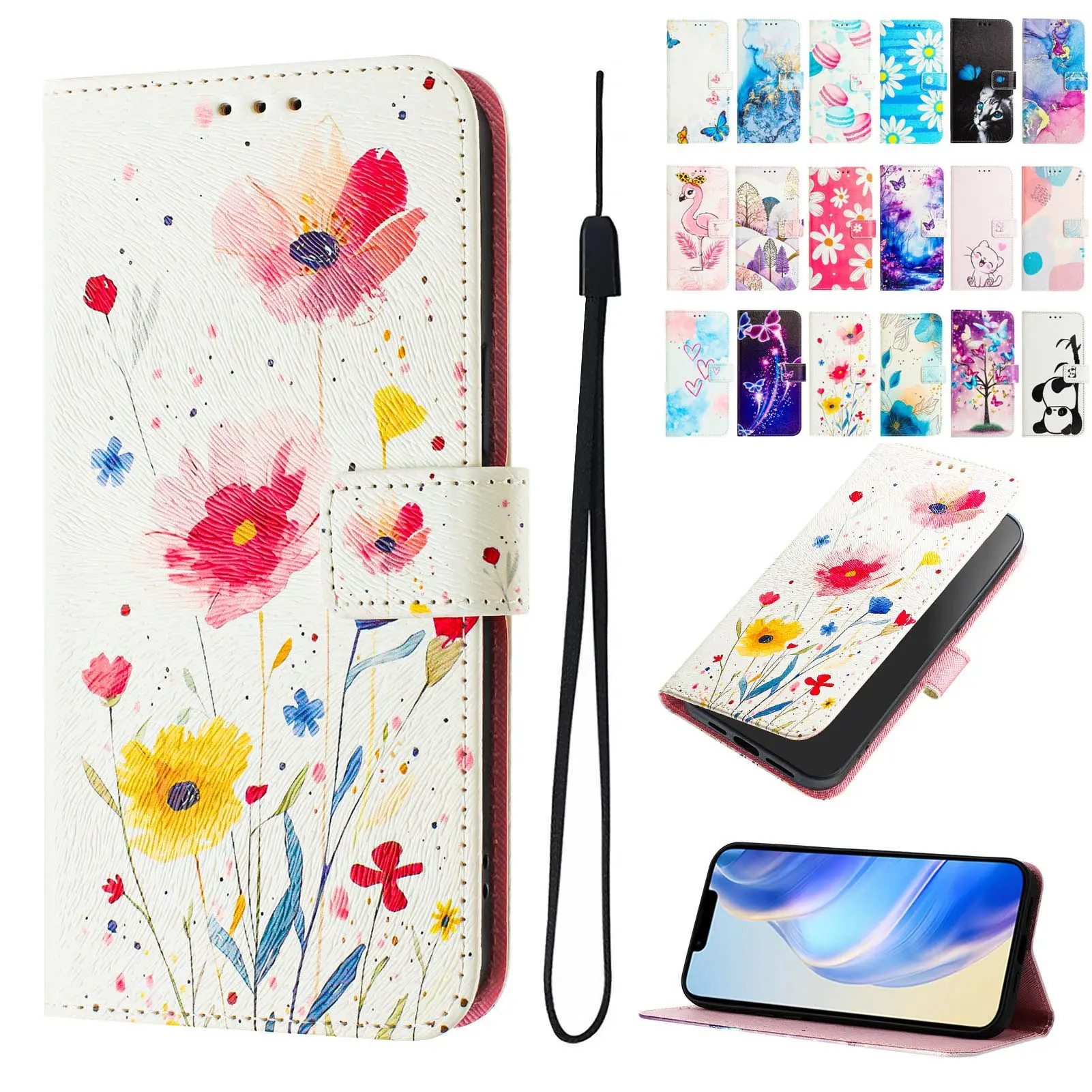 Sunjolly 18 Pattern Phone Case for Cubot P50 A10 Max 5 for Cubot P50 A10 Max 5 Colorful Wallet Case Cover capa
Sunjolly 18 Pattern Phone Case for Cubot P50 A10 Max 5 for Cubot P50 A10 Max 5 Colorful Wallet Case Cover capa