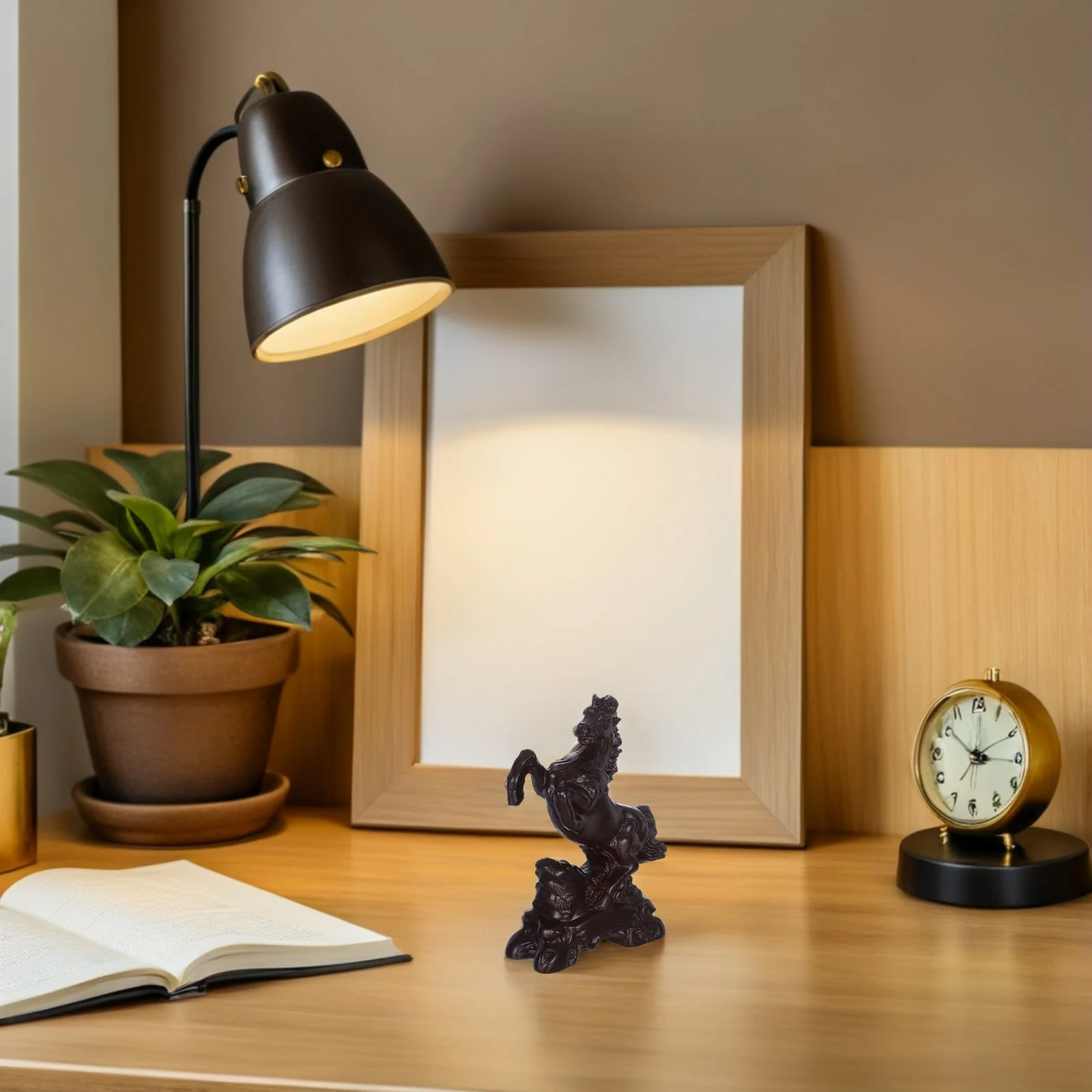 8Cm Artisan Crafted Wooden Horse Figure Standing Posture Feng Shui Wealth Luck Ornament for Home Office Interior Decor
8Cm Artisan Crafted Wooden Horse Figure Standing Posture Feng Shui Wealth Luck Ornament for Home Office Interior Decor