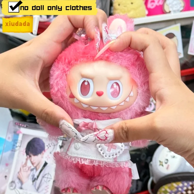 Без куклы 10 см, хлопковая кукольная одежда Skullpanda Rilakkuma, мягкое милое модное платье на заказ, 17 см Labubu V3, изысканный кавайный наряд, подарок
Без куклы 10 см, хлопковая кукольная одежда Skullpanda Rilakkuma, мягкое милое модное платье на заказ, 17 см Labubu V3, изысканный кавайный наряд, подарок