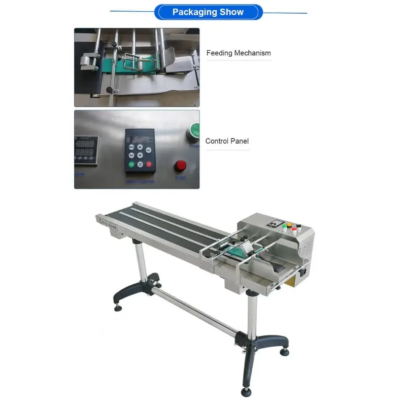 Automatic food bag friction feeder conveyor high speed cardboard label plastic bag paging machine
Automatic food bag friction feeder conveyor high speed cardboard label plastic bag paging machine