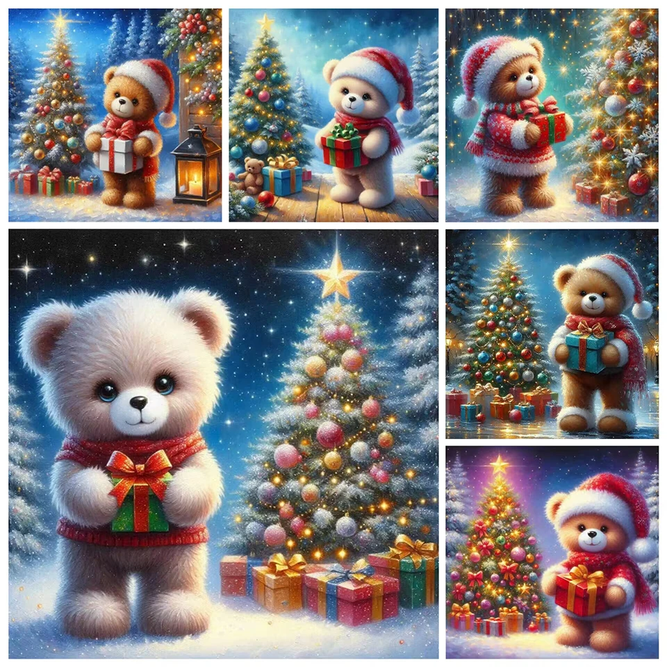 Diamond Painting Kit Bear Animal Home Decor Full Square Round Embroidery Mosaic Winter Christmas Handmade Gift
Diamond Painting Kit Bear Animal Home Decor Full Square Round Embroidery Mosaic Winter Christmas Handmade Gift