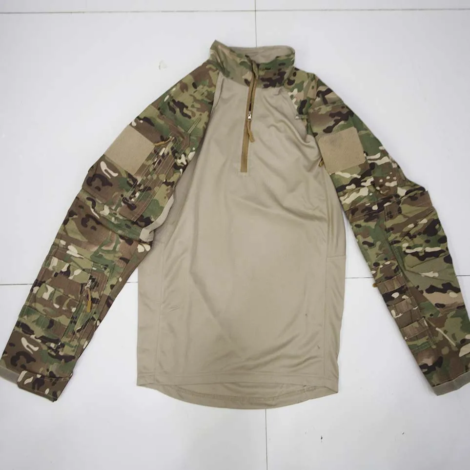Military Style Camo Tactical Frog Shirt Men Durable 1/4 Zip With Zippered Pockets
Military Style Camo Tactical Frog Shirt Men Durable 1/4 Zip With Zippered Pockets