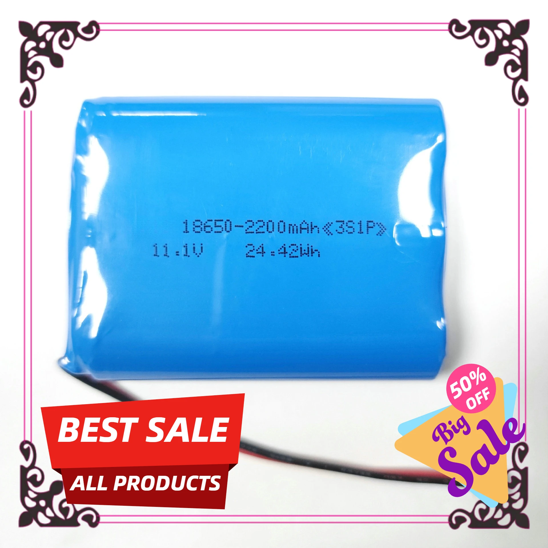 18650 Lithium Battery 2200mah 11.1V3S1P Lithium Battery Beauty Device, Power Bank and Other Equipment
18650 Lithium Battery 2200mah 11.1V3S1P Lithium Battery Beauty Device, Power Bank and Other Equipment