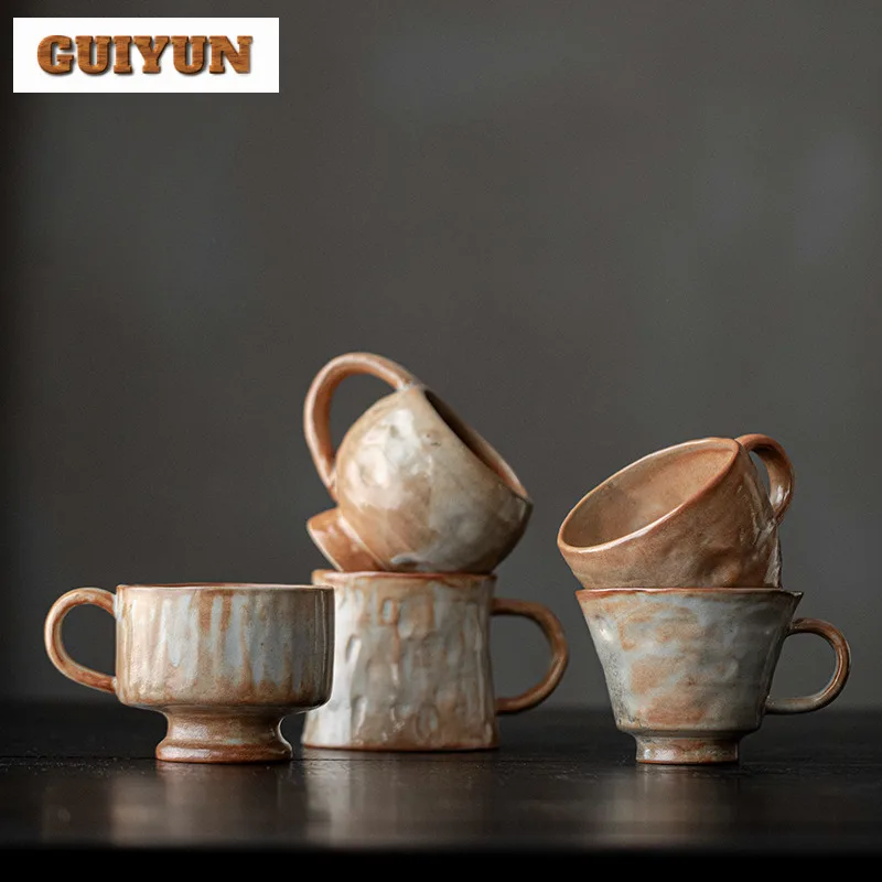 Retro Ink Wood-fired Porcelain Coffee Mug Couple Handgrip Cups Afternoon Tea Mug Master Office Water Cup Tea Items Ornaments
Retro Ink Wood-fired Porcelain Coffee Mug Couple Handgrip Cups Afternoon Tea Mug Master Office Water Cup Tea Items Ornaments