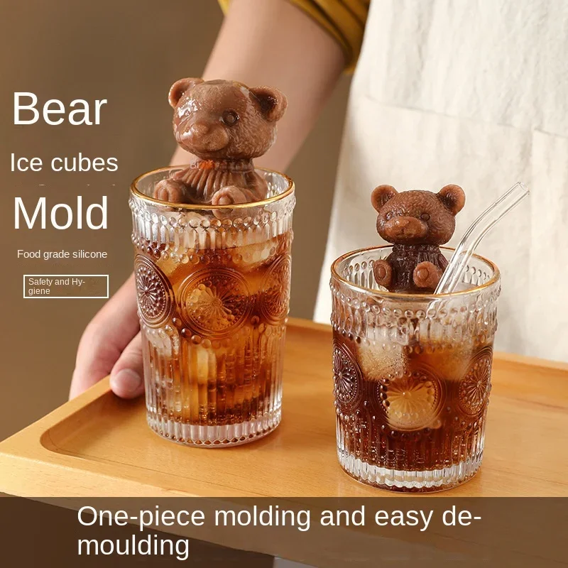 Little Bear Ice Cube Ice Maker Mold Silicone Grid Self Made Ice Bear Model Making Artifact Soft Rubber Mold
Little Bear Ice Cube Ice Maker Mold Silicone Grid Self Made Ice Bear Model Making Artifact Soft Rubber Mold