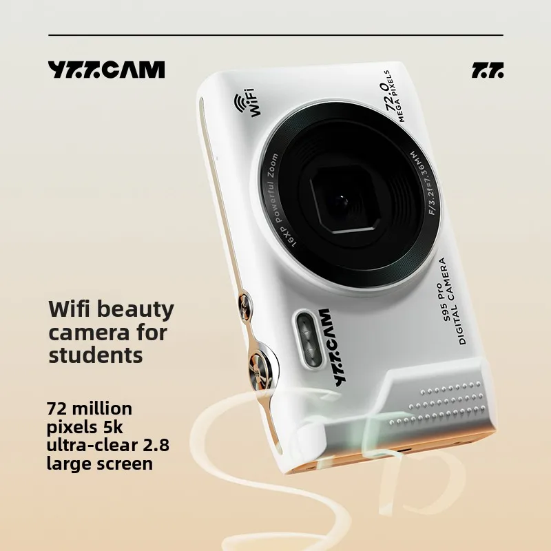 S95 Beauty CCD Digital Camera, HD WiFi Camera for Students, Travel & Campus Compact Camera
S95 Beauty CCD Digital Camera, HD WiFi Camera for Students, Travel & Campus Compact Camera