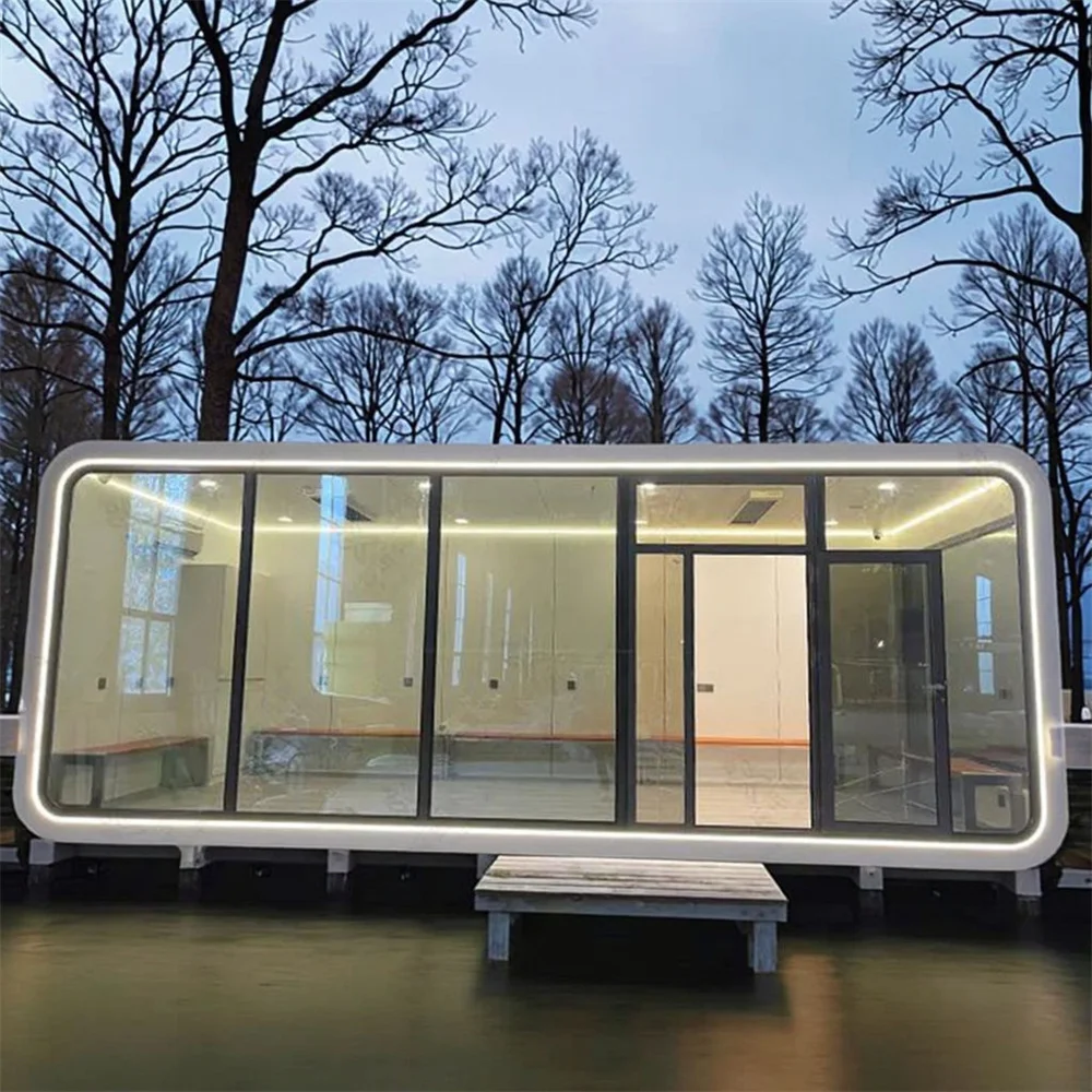 Hot Selling 20FT Prefab Container Houses Metal Dormitory Modern Prefabricate Apple Cabin Container Homes
Hot Selling 20FT Prefab Container Houses Metal Dormitory Modern Prefabricate Apple Cabin Container Homes