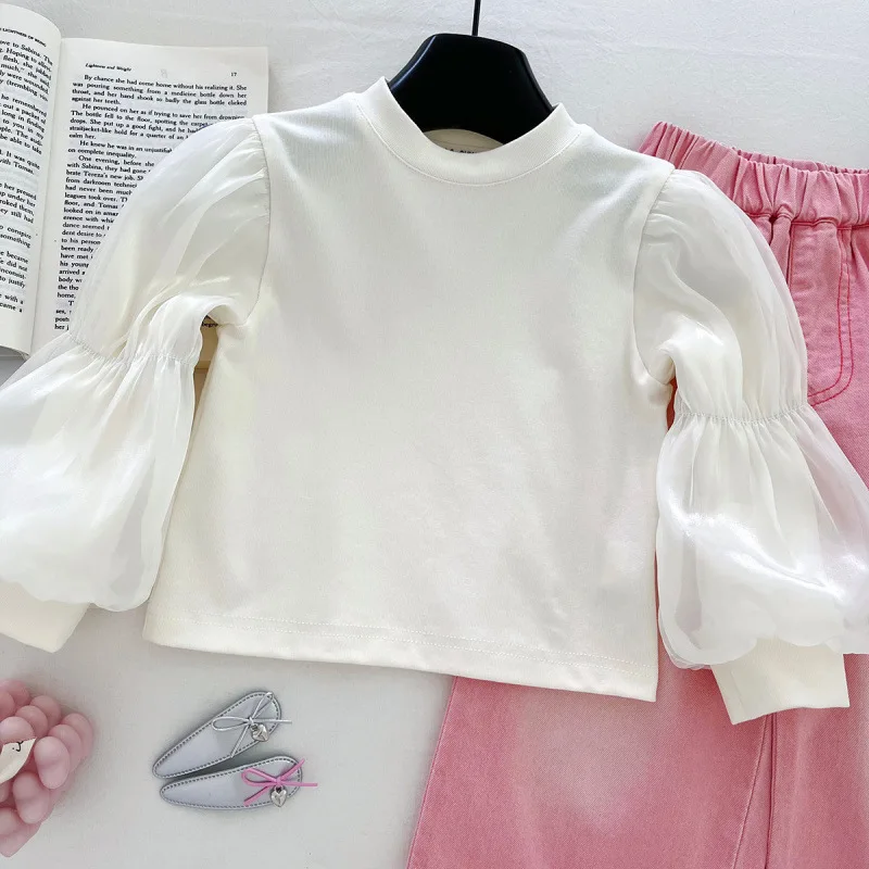 Children's Clothing 2025Autumn New Baby Girl Lace Denim Floral Long Sleeve Inner Layer Lace Long Pants3Set
Children's Clothing 2025Autumn New Baby Girl Lace Denim Floral Long Sleeve Inner Layer Lace Long Pants3Set