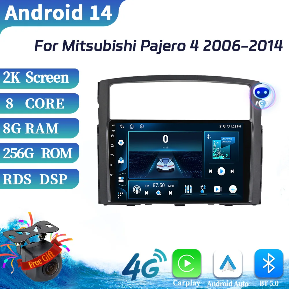 For Mitsubishi PAJERO 4 2006-2014 Car Radio Navigation Car Multimedia Video Player Navigation 4G GPS Android BT Carplay Screen
For Mitsubishi PAJERO 4 2006-2014 Car Radio Navigation Car Multimedia Video Player Navigation 4G GPS Android BT Carplay Screen