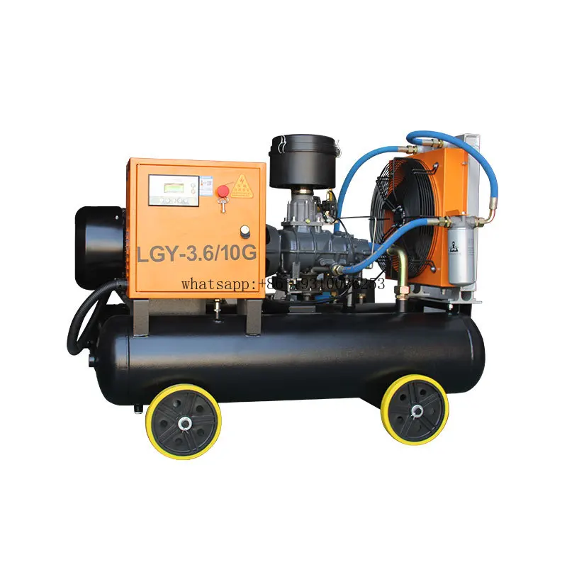 Factory Wholesale LGY-3.6/10G Portable Double Tank Screw Air Compressor Electric Rotary Screw Air Compressor
Factory Wholesale LGY-3.6/10G Portable Double Tank Screw Air Compressor Electric Rotary Screw Air Compressor