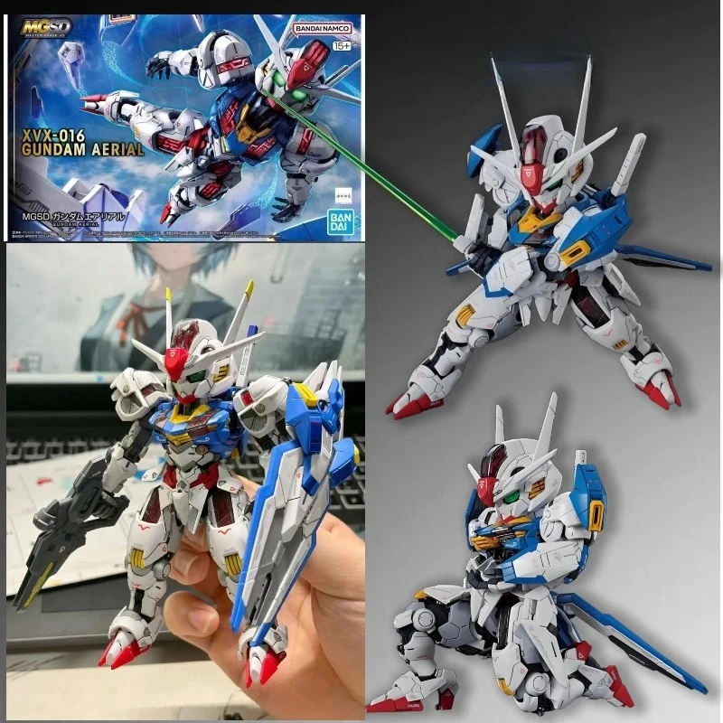 【IN STOCK 】Original Bandai MGSD Gundam Aerial XVX-016 The Witch from Mercury 13cm SD Q Version Assembly Model Kit Action Figure
【IN STOCK 】Original Bandai MGSD Gundam Aerial XVX-016 The Witch from Mercury 13cm SD Q Version Assembly Model Kit Action Figure