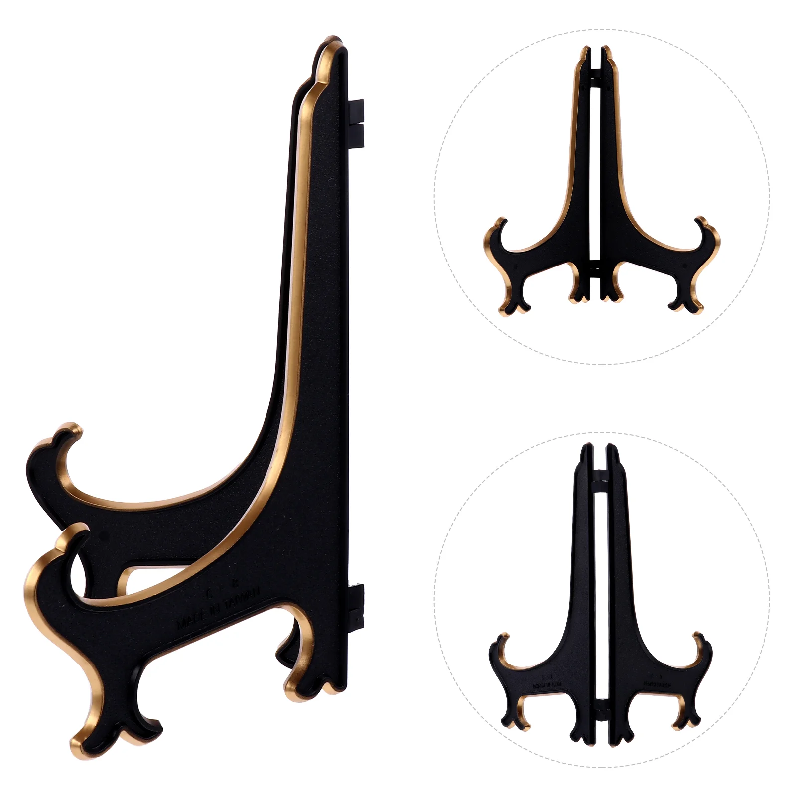 2 Pcs Plastic Plate Display Stand Gracefully Curved Easel Holders for Photos Books Artwork Collector Plates for Photos
2 Pcs Plastic Plate Display Stand Gracefully Curved Easel Holders for Photos Books Artwork Collector Plates for Photos