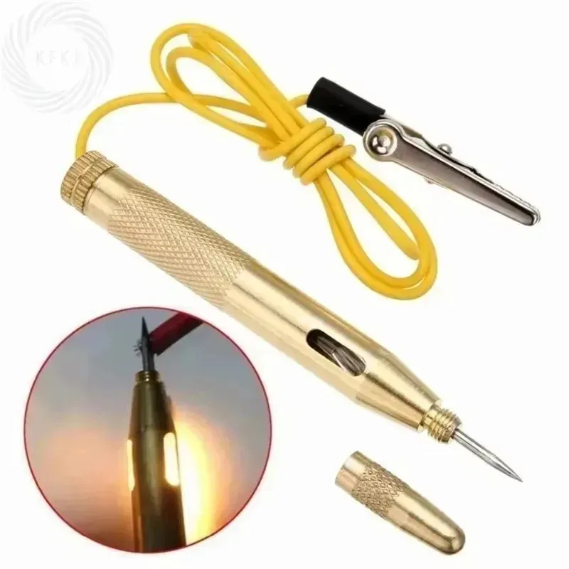 For Car Auto Circuit Fuse Voltage Tester Test Light Probe Pen DC 6V/12V/24V Cable and Clip Circuit Tester
For Car Auto Circuit Fuse Voltage Tester Test Light Probe Pen DC 6V/12V/24V Cable and Clip Circuit Tester