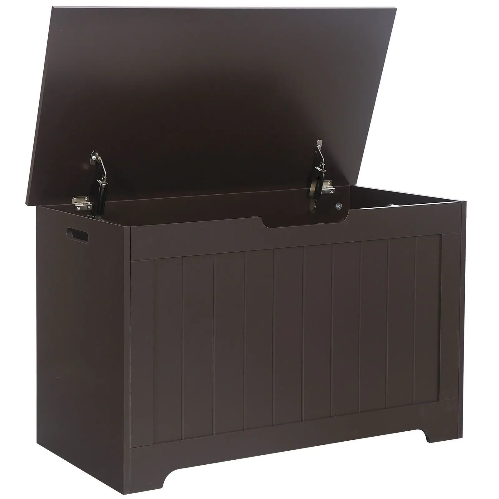 30'' Wooden Kid Toy Box Lift Top Storage Chest Organizer Safety Hinged Lid Brown
30'' Wooden Kid Toy Box Lift Top Storage Chest Organizer Safety Hinged Lid Brown