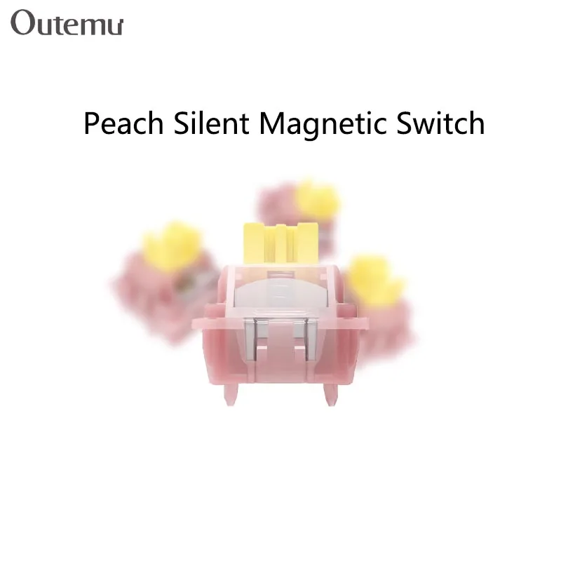 OUTEMU Peach Magnetic Silent Switch 40g 580GS Freely Setting Factory Lubrication Hot Swap Magnetic Games Switch for AULA WooTing
OUTEMU Peach Magnetic Silent Switch 40g 580GS Freely Setting Factory Lubrication Hot Swap Magnetic Games Switch for AULA WooTing