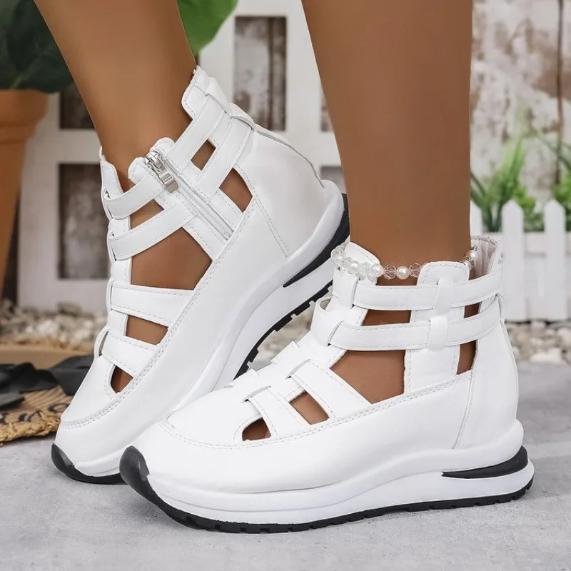 2026 New Style Casual Hollow Out Thick Heel Sandals Women's Outdoor Wear Summer Flat Platform Roman Shoes Женская Обувь
2026 New Style Casual Hollow Out Thick Heel Sandals Women's Outdoor Wear Summer Flat Platform Roman Shoes Женская Обувь
