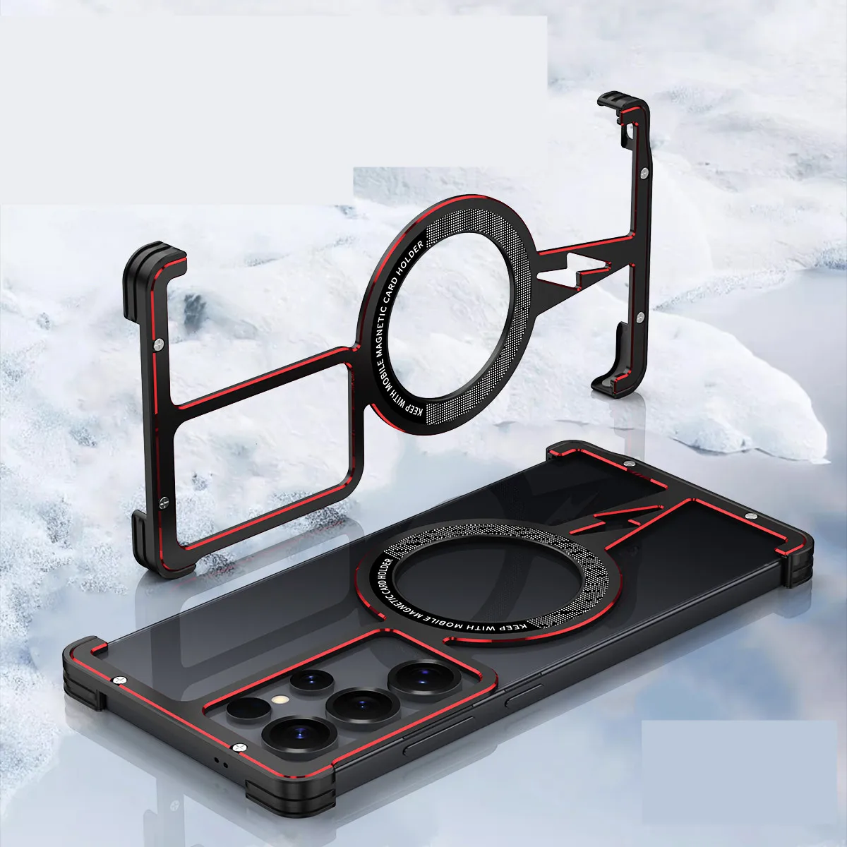 Metal Frameless Phone Case for Samsung galaxy s25 ultra Magsafe Bumper Protective Cover For Samsung s25 ultra
Metal Frameless Phone Case for Samsung galaxy s25 ultra Magsafe Bumper Protective Cover For Samsung s25 ultra