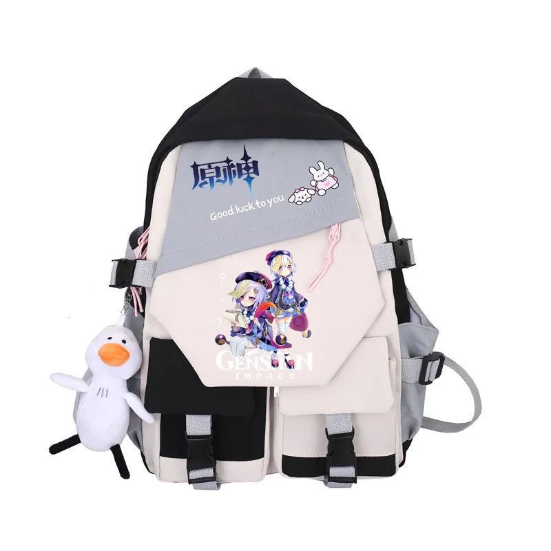 Genshin Impact Game Korean Version Of The Double-pocket Backpack Color Contrast High School Student Backpack Cute Large-capa
Genshin Impact Game Korean Version Of The Double-pocket Backpack Color Contrast High School Student Backpack Cute Large-capa