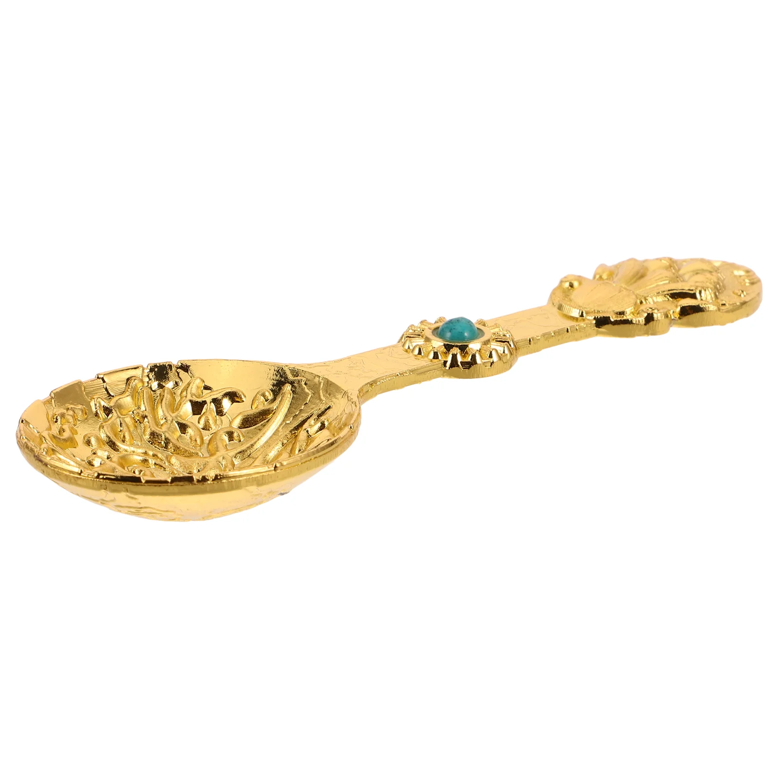 Spoons Tibetan Retro Tea Special Furniture Rose Flower Shaped Hammered Demitasse Espresso Small Teaspoons Golden Vintage Coffee
Spoons Tibetan Retro Tea Special Furniture Rose Flower Shaped Hammered Demitasse Espresso Small Teaspoons Golden Vintage Coffee