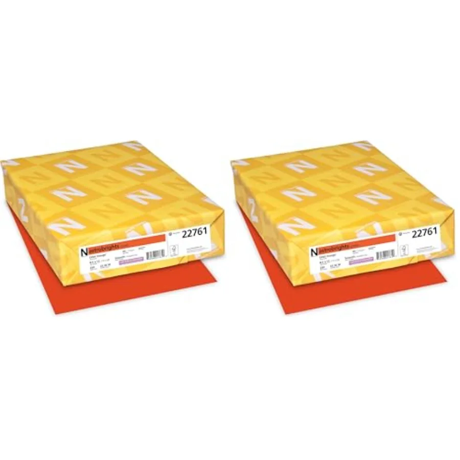 Astrobrights Color Cardstock 65 lb Cover Weight 8.5 x 11 Orbit Orange 25/Pack Pack of 2
Astrobrights Color Cardstock 65 lb Cover Weight 8.5 x 11 Orbit Orange 25/Pack Pack of 2