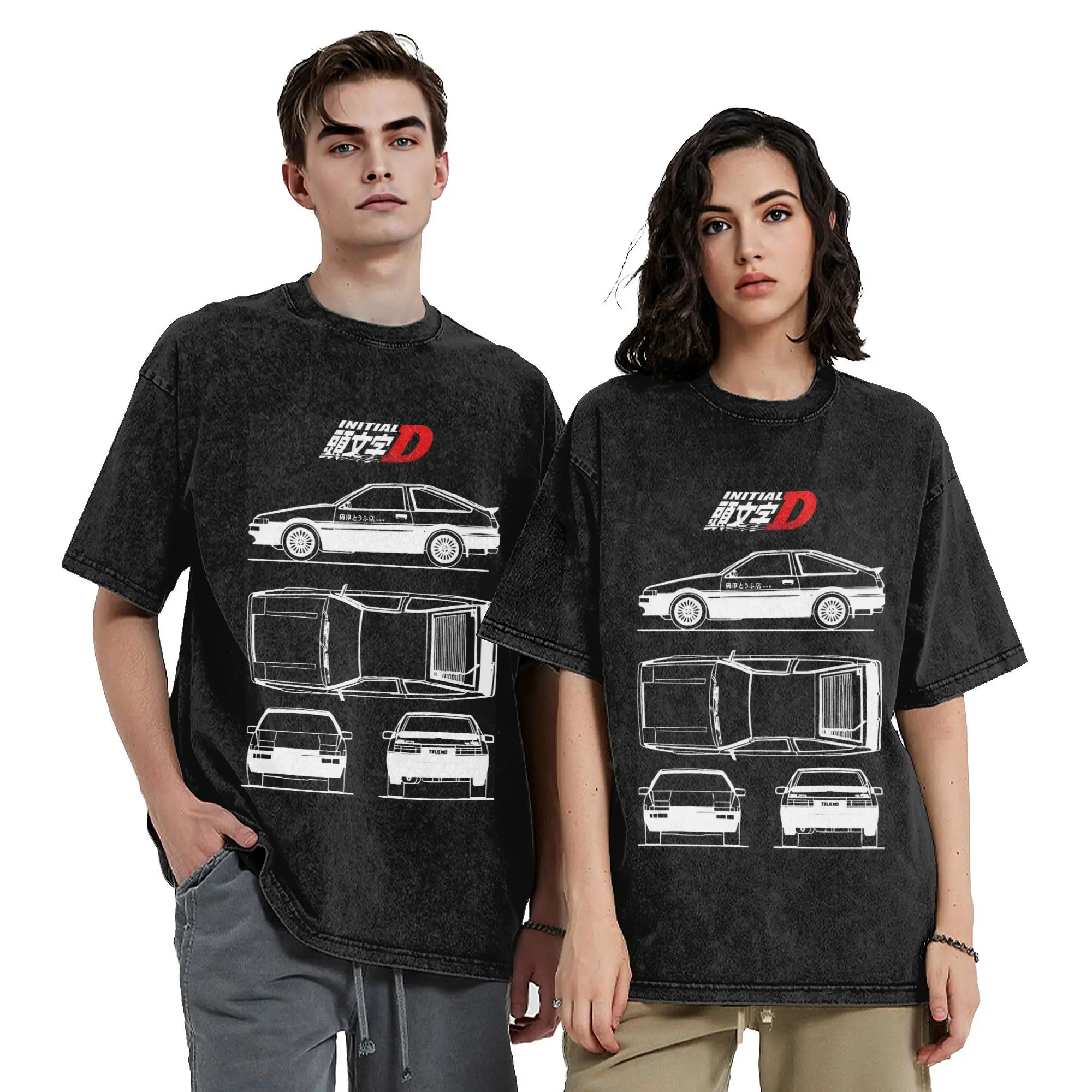 Retro Initial D Trueno Vintage Washed T Shirt Men Cotton Short Sleeve Round Neck Summer Top Tee
Retro Initial D Trueno Vintage Washed T Shirt Men Cotton Short Sleeve Round Neck Summer Top Tee