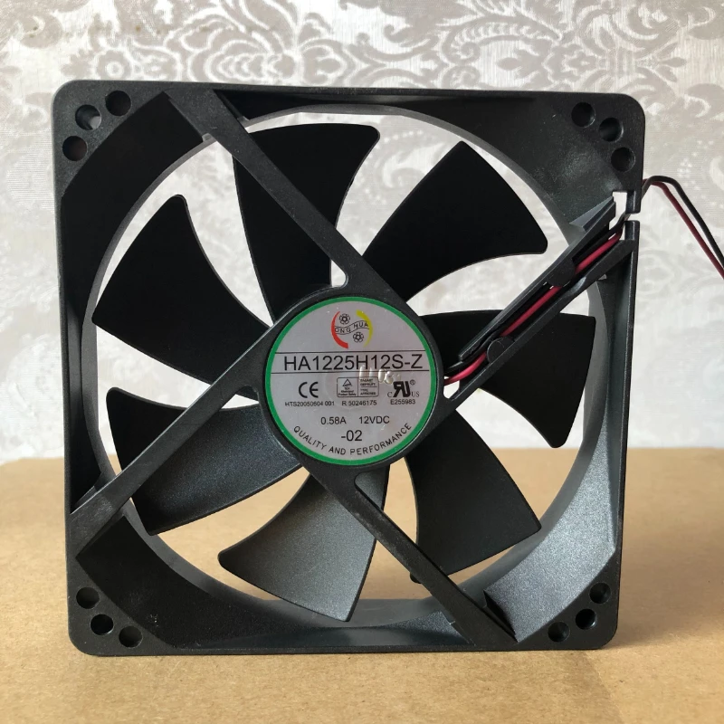 Original HA1225H12S-Z 12V 0.58A 12CM 12025 2-wire high air volume power cooling fan
Original HA1225H12S-Z 12V 0.58A 12CM 12025 2-wire high air volume power cooling fan