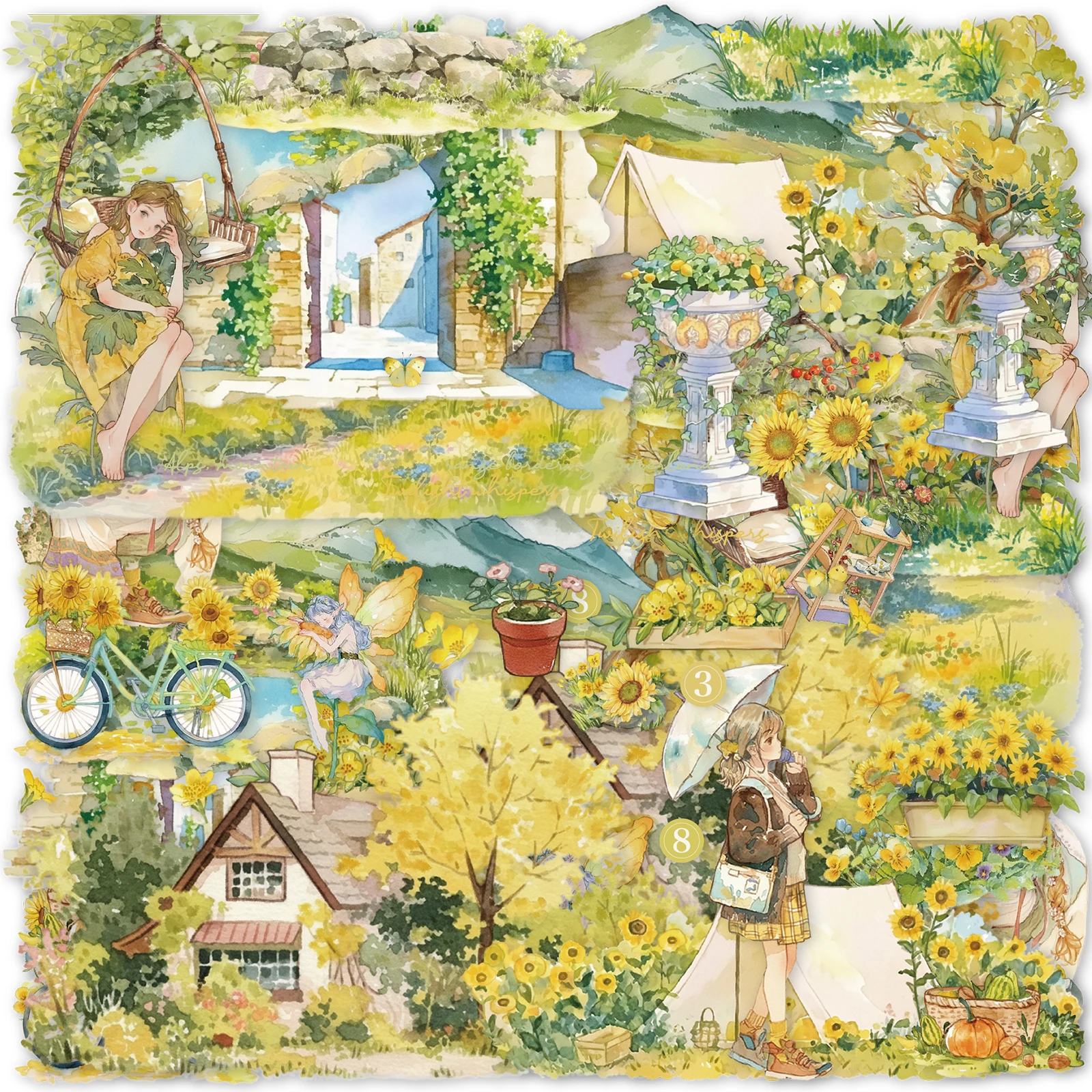 1 шт., осенняя желтая фигурка подсолнуха, цветочная лента, наклейки для домашних животных, украшения комнаты, прозрачные портативные наклейки для ноутбука, багажа
1 шт., осенняя желтая фигурка подсолнуха, цветочная лента, наклейки для домашних животных, украшения комнаты, прозрачные портативные наклейки для ноутбука, багажа