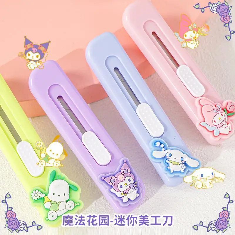 Sanrio Kawaii Anime Kuromi Utility Knife Lovely Magic Garden My Melody Mini Portable Paper-Cutting Manual Creative Tool Kid Gift
Sanrio Kawaii Anime Kuromi Utility Knife Lovely Magic Garden My Melody Mini Portable Paper-Cutting Manual Creative Tool Kid Gift