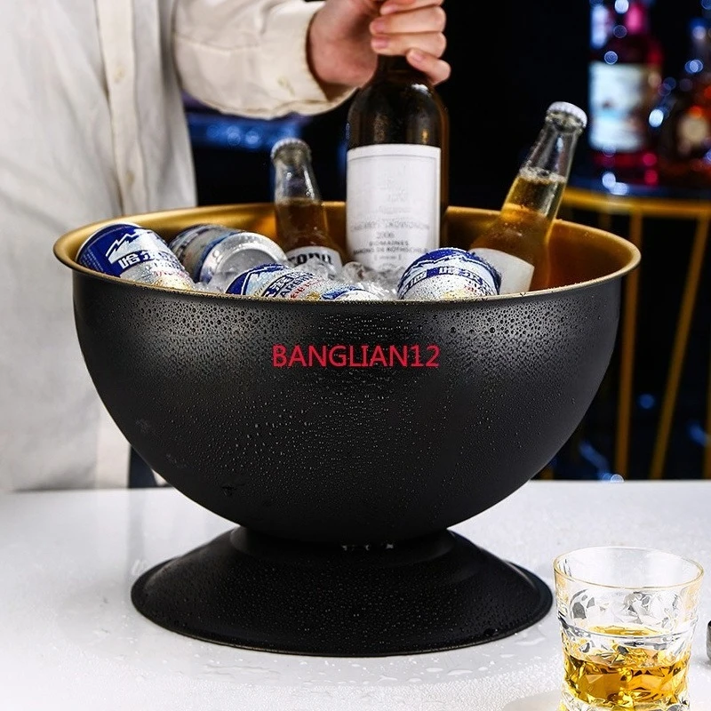 New stainless steel ice bucket, can be used to ice beer and other beverage containers
New stainless steel ice bucket, can be used to ice beer and other beverage containers