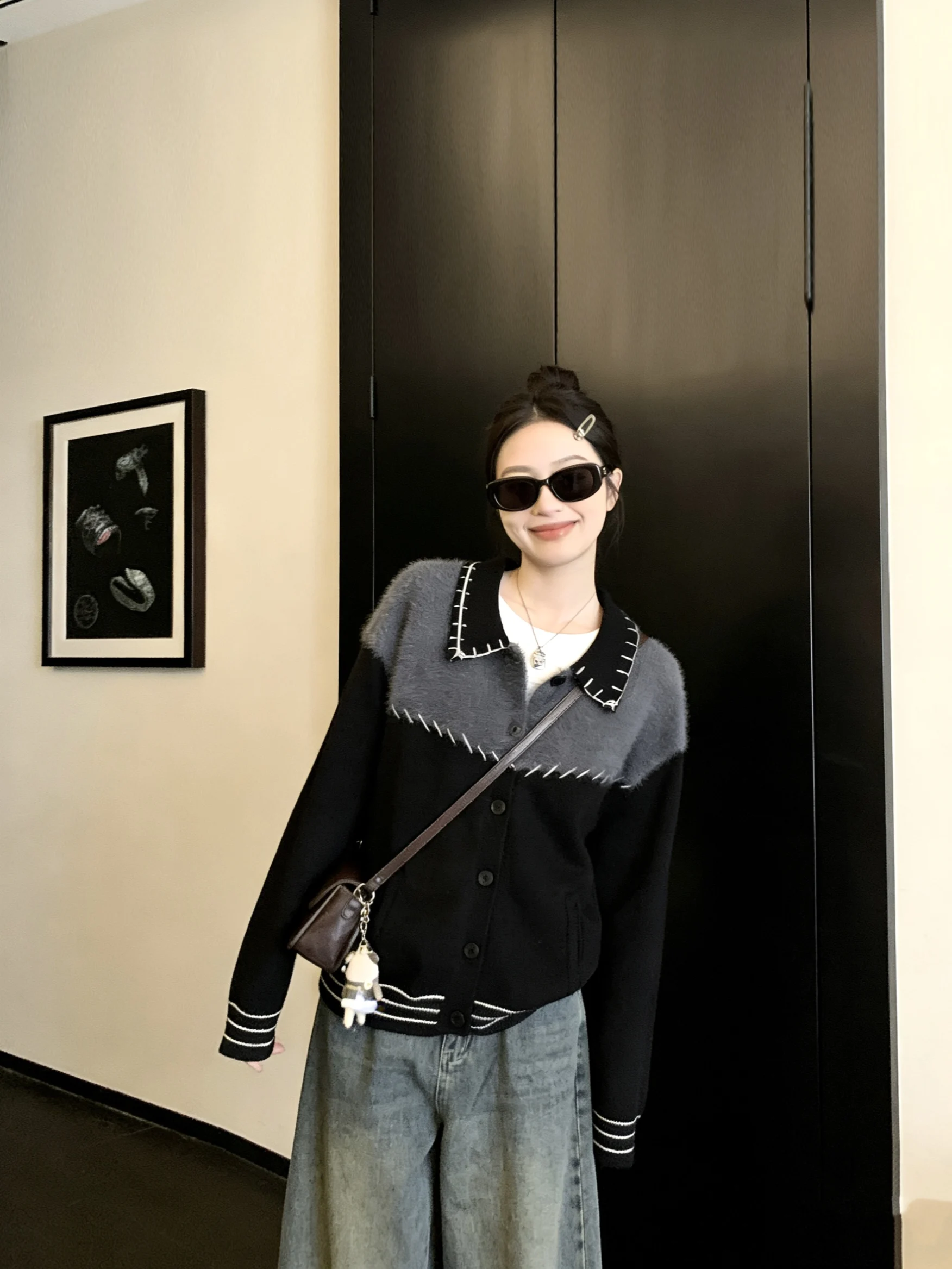 Retro American Lazy Sle Women's Knitted Sweater Coat Spring New Small Design Slim Fit Plu Outerwear Comfortable Cardigan
Retro American Lazy Sle Women's Knitted Sweater Coat Spring New Small Design Slim Fit Plu Outerwear Comfortable Cardigan