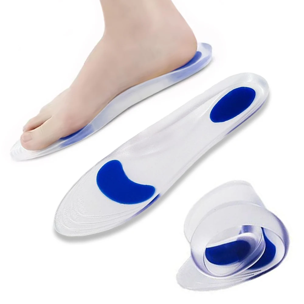 Silicone Orthopedic Insoles for Man Woman Flat Foot Arch Support Shoe Inserts Plantar Fasciitis Relief Shock Absorbing Shoes Pad
Silicone Orthopedic Insoles for Man Woman Flat Foot Arch Support Shoe Inserts Plantar Fasciitis Relief Shock Absorbing Shoes Pad