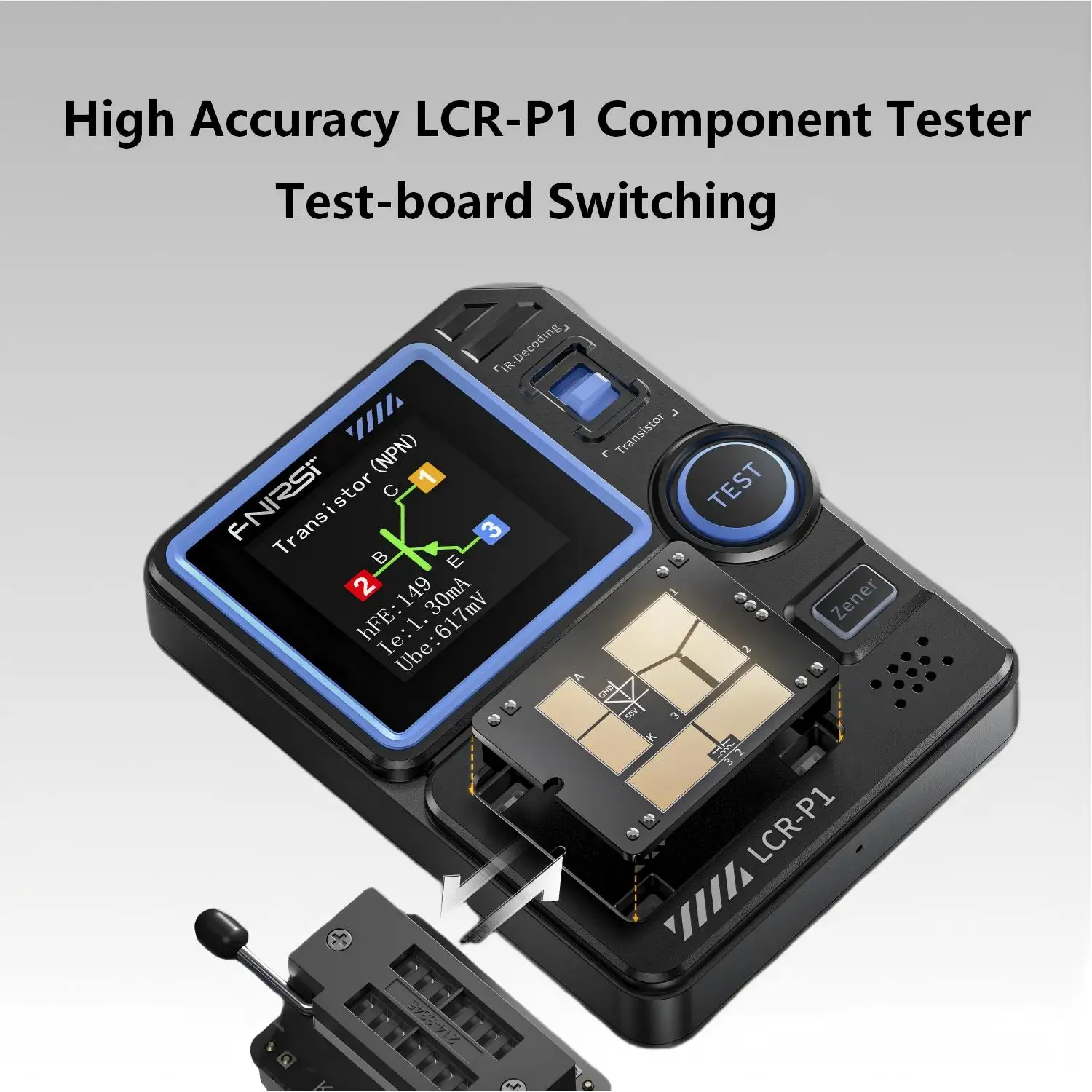 High Accuracy LCR-P1 Component Tester,Measure Capacitor ESR/Inductor DC Resistance/Diode Vf,Field Technician Troubleshooting Kit
High Accuracy LCR-P1 Component Tester,Measure Capacitor ESR/Inductor DC Resistance/Diode Vf,Field Technician Troubleshooting Kit
