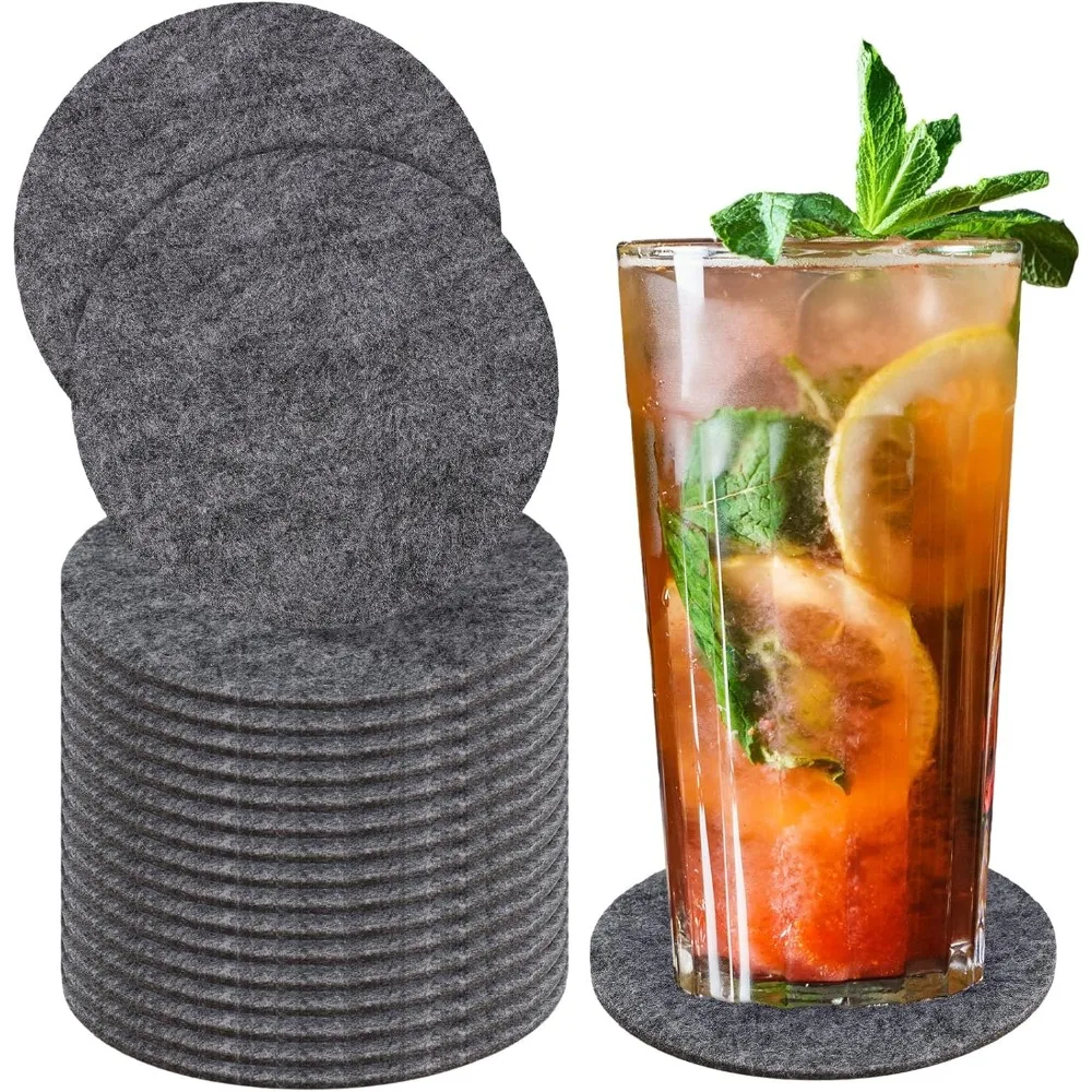 18 Pcs Premium Felt Coasters 4 Inches Absorbent Drink Coasters For Tea Coffee Cold Drinks Wine Glass Cup Mug Bar Office
18 Pcs Premium Felt Coasters 4 Inches Absorbent Drink Coasters For Tea Coffee Cold Drinks Wine Glass Cup Mug Bar Office