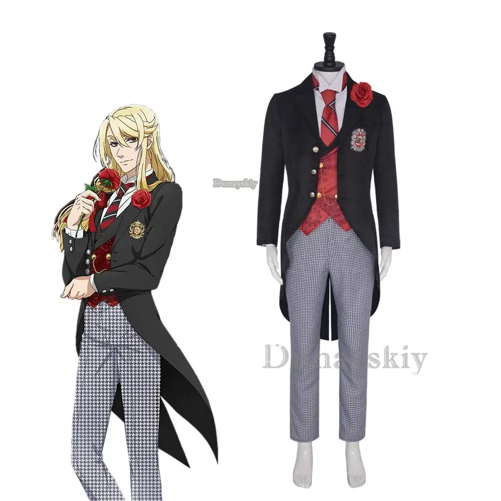 Guregori Baioretto Black Butler 4 Cosplay Costume Boarding School Gregory Violet Uniform Suits Halloween Anime Clothing Full
Guregori Baioretto Black Butler 4 Cosplay Costume Boarding School Gregory Violet Uniform Suits Halloween Anime Clothing Full