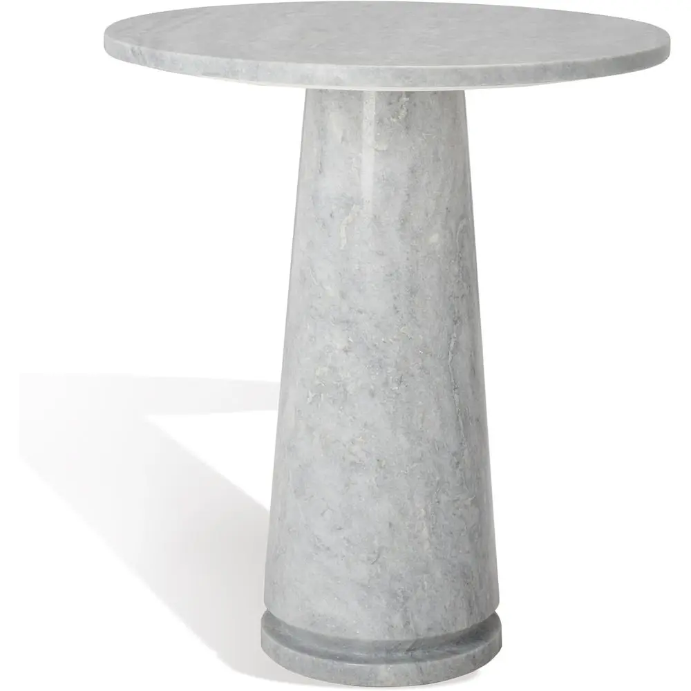 Light Grey Marble Accent Table - Elegant Valentina Collection
Light Grey Marble Accent Table - Elegant Valentina Collection