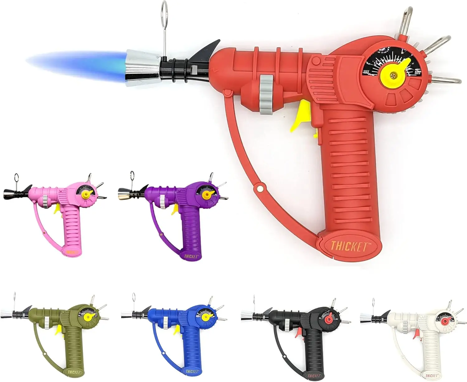 Регулируемая зажигалка-горелка с защитным замком, красная - надежная и простая в использовании
Регулируемая зажигалка-горелка с защитным замком, красная - надежная и простая в использовании