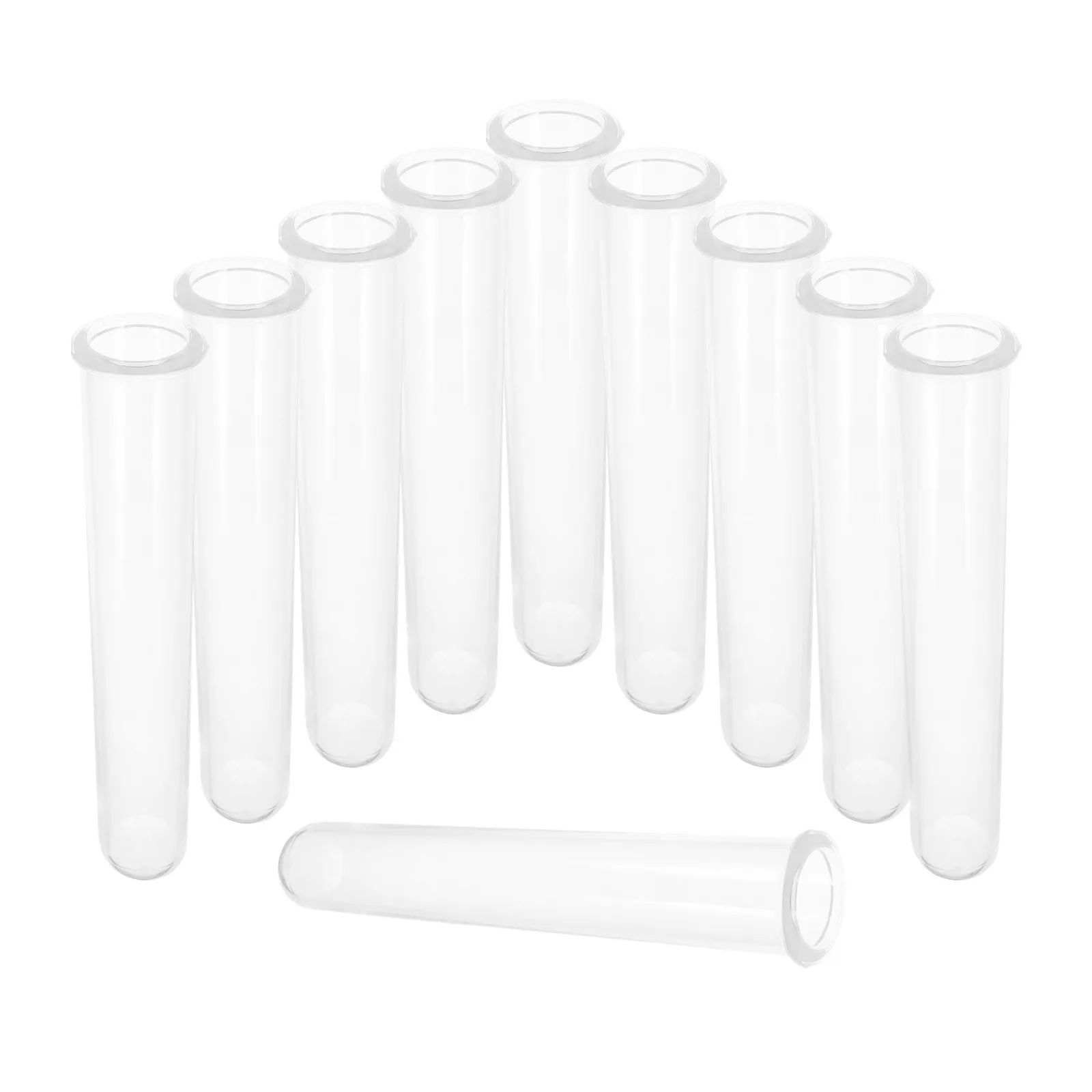 10Pcs Acrylic Test Tubes Clear Transparent Tubes for Scientific Experiments Sample Storage Plant Propagation Laboratory Supplies
10Pcs Acrylic Test Tubes Clear Transparent Tubes for Scientific Experiments Sample Storage Plant Propagation Laboratory Supplies