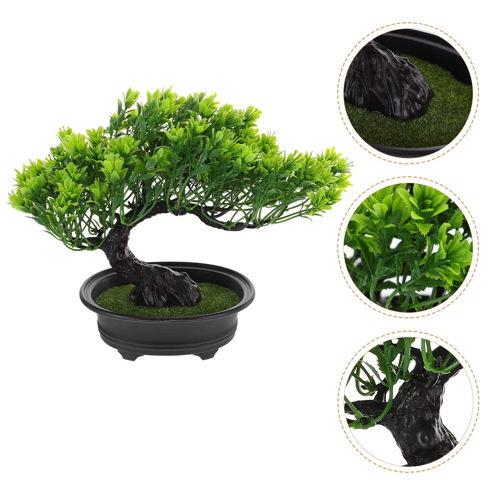 Faux Bonsai Pine Tree Realistic Appearance High Quality Simulation Plant for Household Decoration Garden Office Space
Faux Bonsai Pine Tree Realistic Appearance High Quality Simulation Plant for Household Decoration Garden Office Space