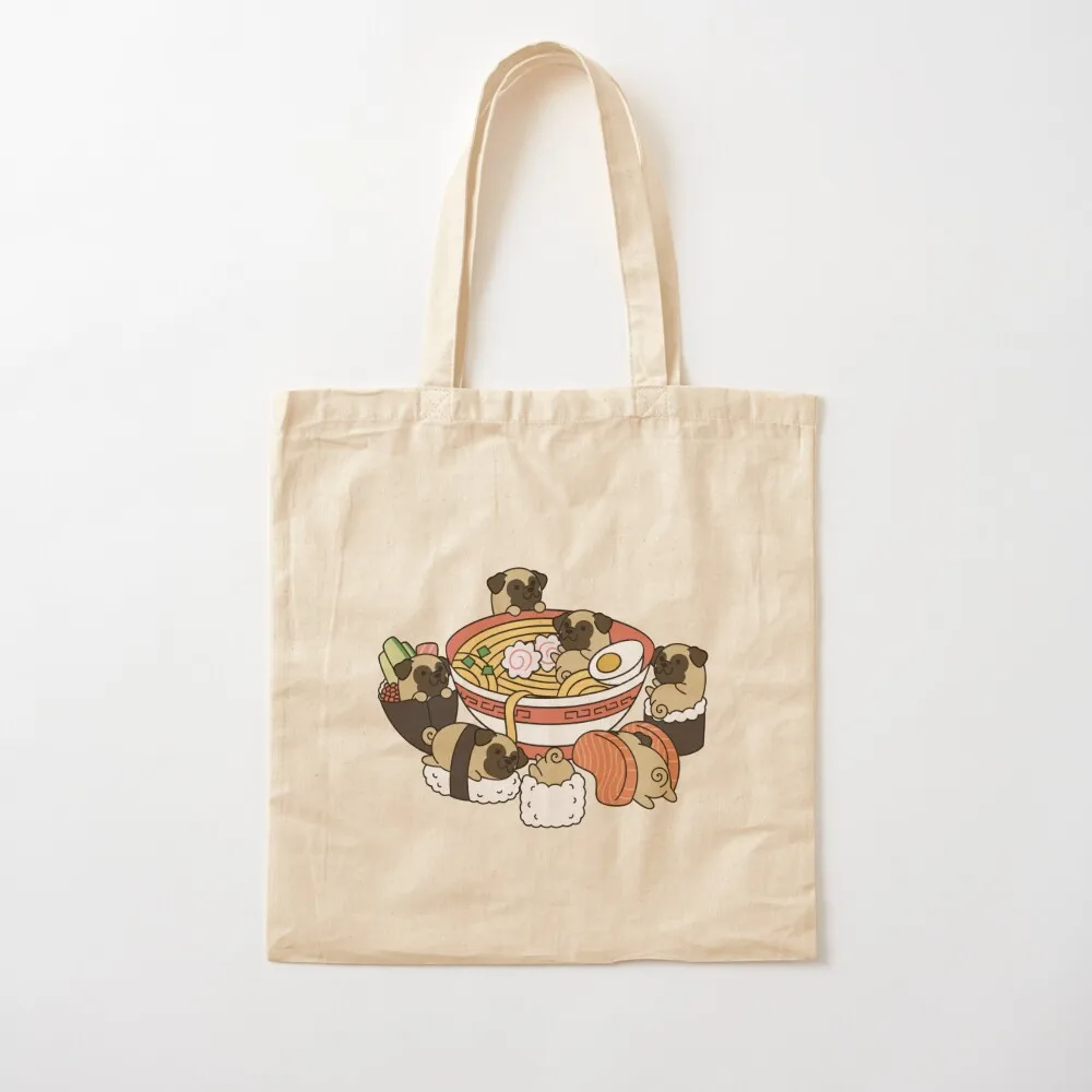 Pug Ramen Sushi Tote Bag Beach bag sac pour femme Candy bags hand bags Canvas Tote Bag
Pug Ramen Sushi Tote Bag Beach bag sac pour femme Candy bags hand bags Canvas Tote Bag