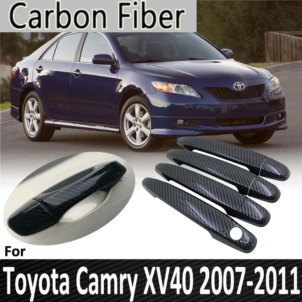 Black Carbon Fiber for Toyota Camry Daihatsu Altis XV40 2007 2008 2009 2010 2011 Auto Door Handle Cover Sticker Car Accessories
Black Carbon Fiber for Toyota Camry Daihatsu Altis XV40 2007 2008 2009 2010 2011 Auto Door Handle Cover Sticker Car Accessories