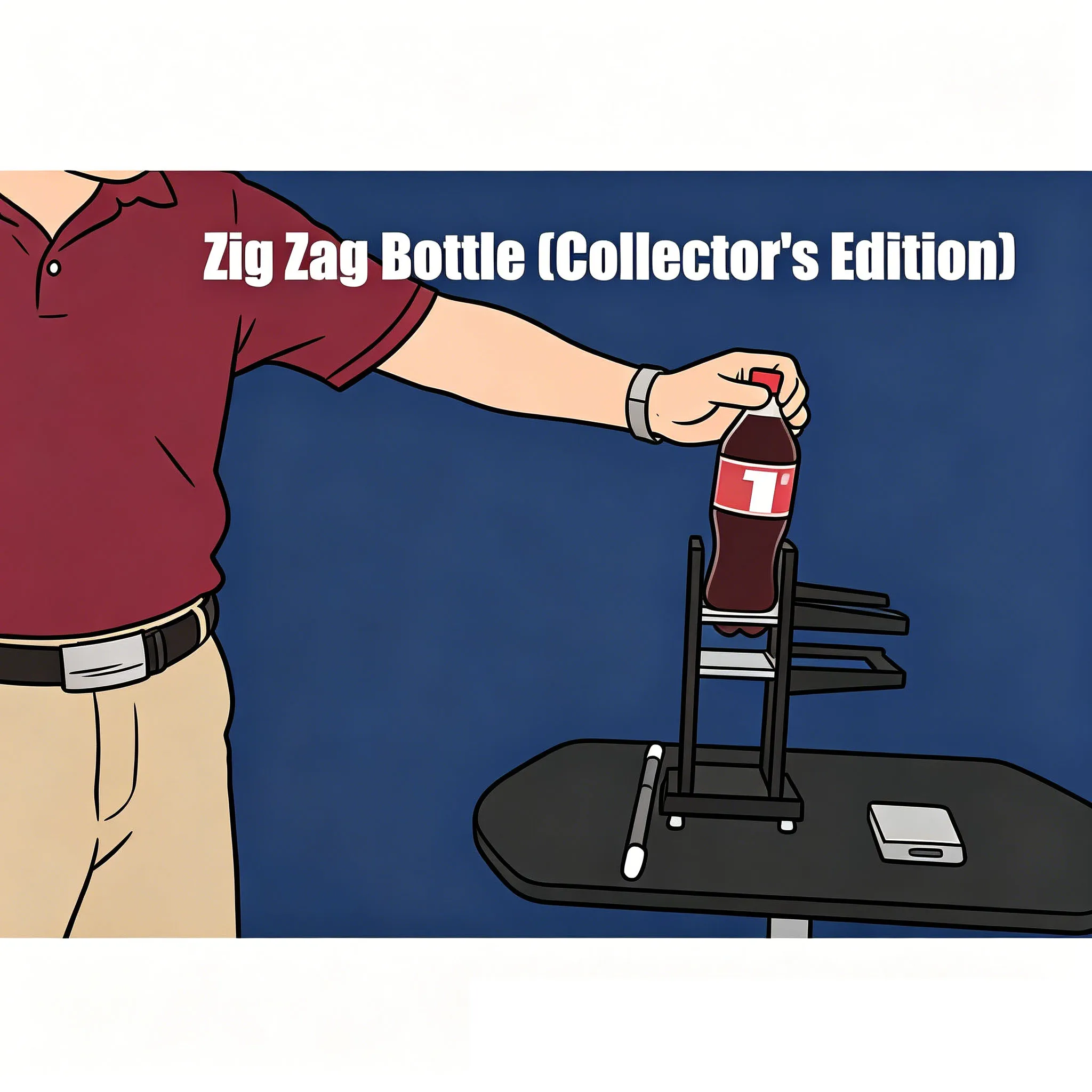 Zig Zag Bottle (Collector's Edition) Magic Tricks Tri-Section Bottle Magic Magician Stage Illusions Gimmicks Mentalism Prop
Zig Zag Bottle (Collector's Edition) Magic Tricks Tri-Section Bottle Magic Magician Stage Illusions Gimmicks Mentalism Prop