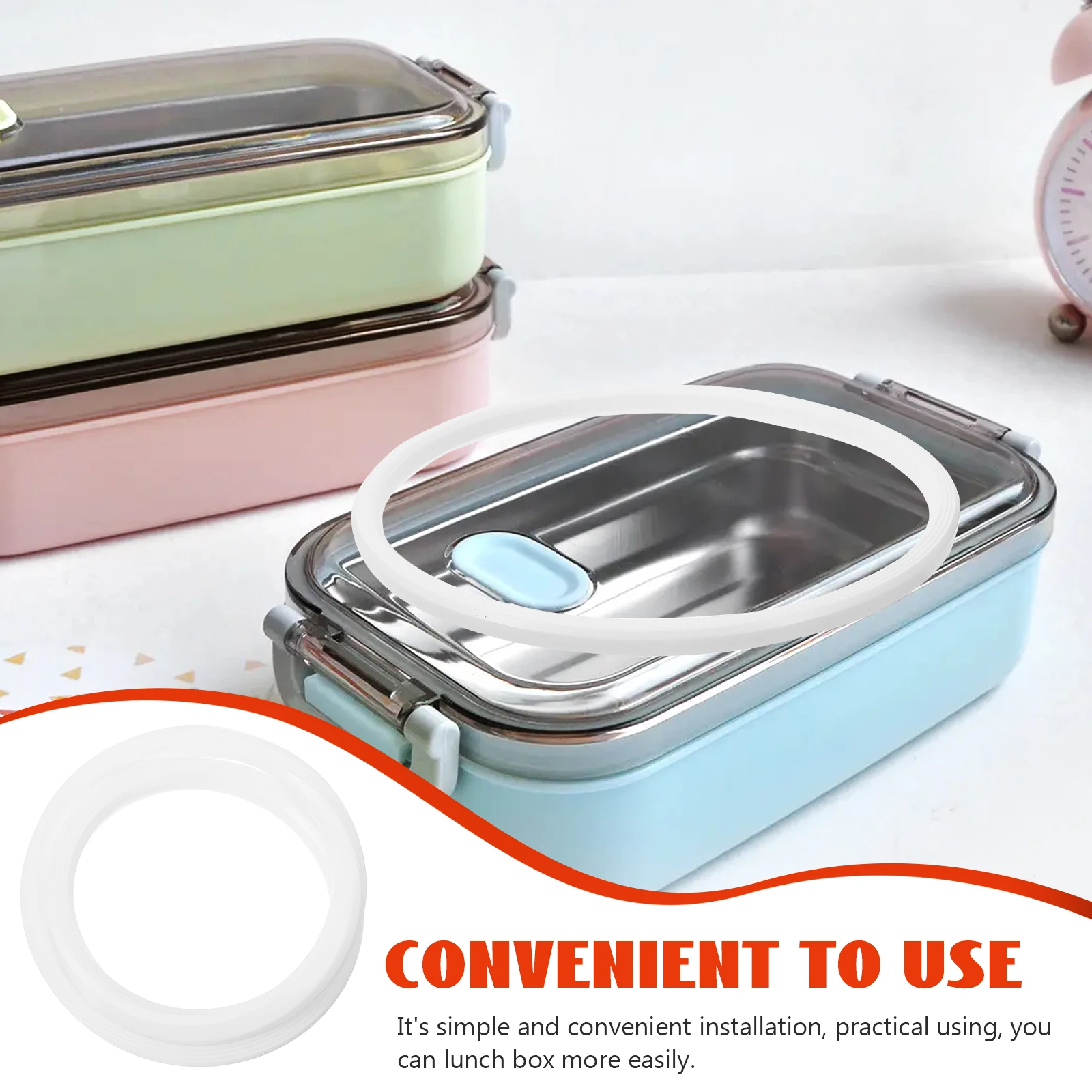 Silicone Sealing Ring Food Container Lid 1143 Round High Elasticity Reusable Lunch Box Supplies Insulated Container Seal Ring
Silicone Sealing Ring Food Container Lid 1143 Round High Elasticity Reusable Lunch Box Supplies Insulated Container Seal Ring