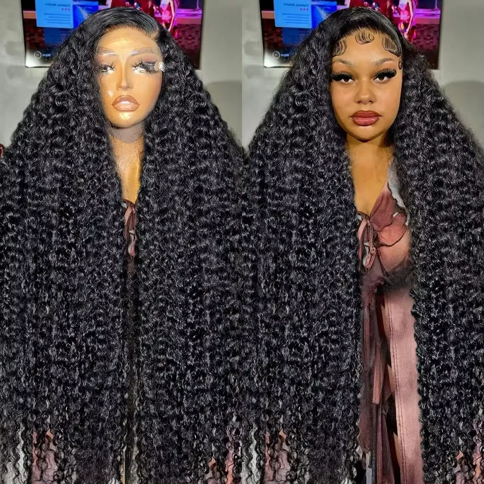 Curly 13x6 HD Transparent Lace Frontal Wig 100% Human Hair Wigs Deep Wave 30 32 40 Inch 13x4 Lace Front Wig Brazilian Water Wave
Curly 13x6 HD Transparent Lace Frontal Wig 100% Human Hair Wigs Deep Wave 30 32 40 Inch 13x4 Lace Front Wig Brazilian Water Wave